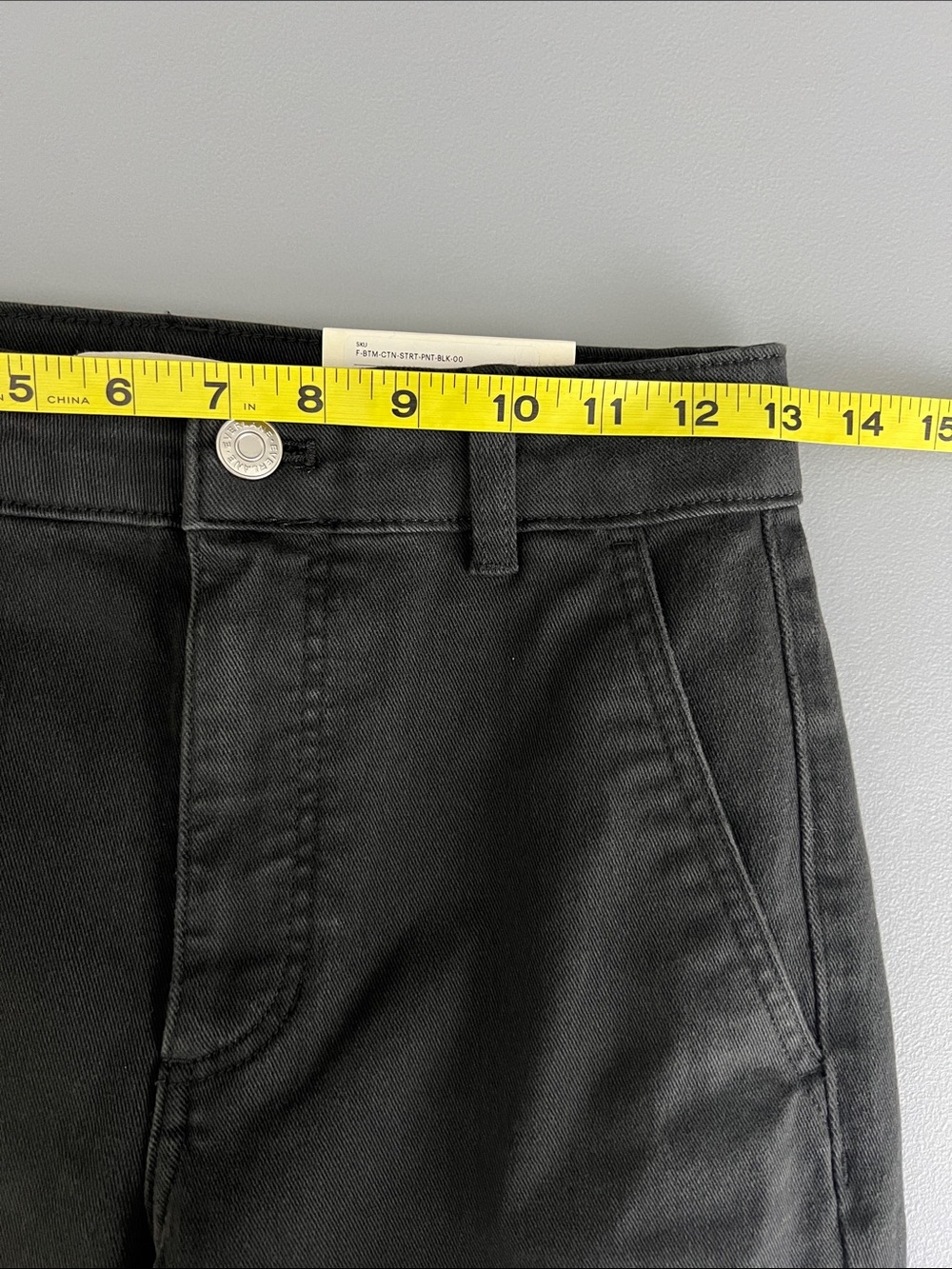 New Everlane THE UTILITY STRAIGHT-LEG PANT in Black Size 00 - Picture 9 of 13